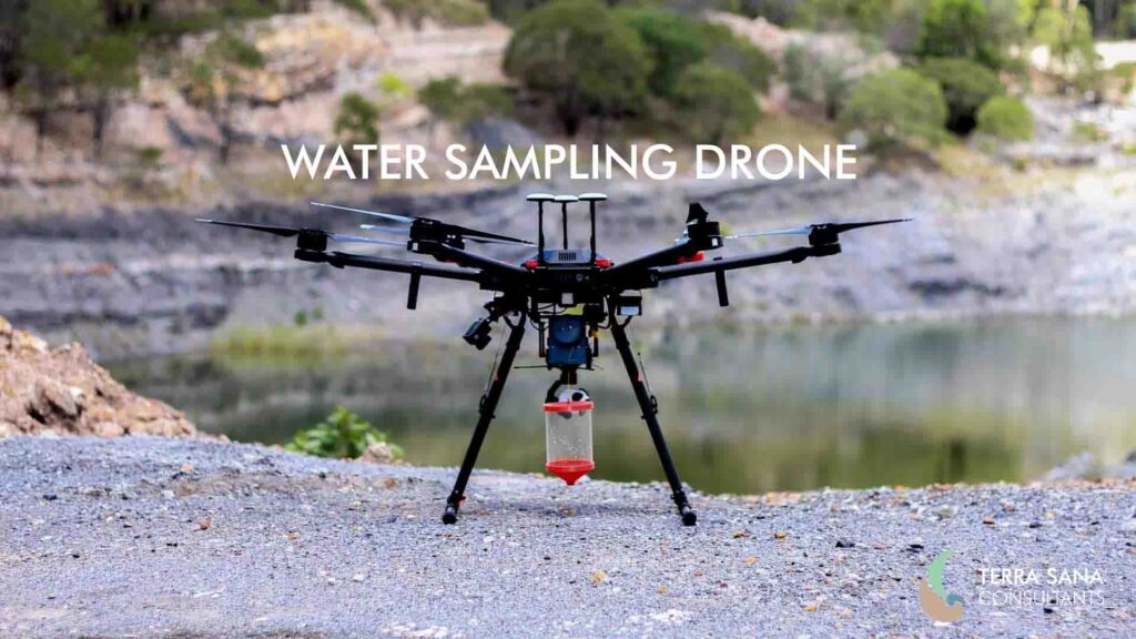 Water sampling drone